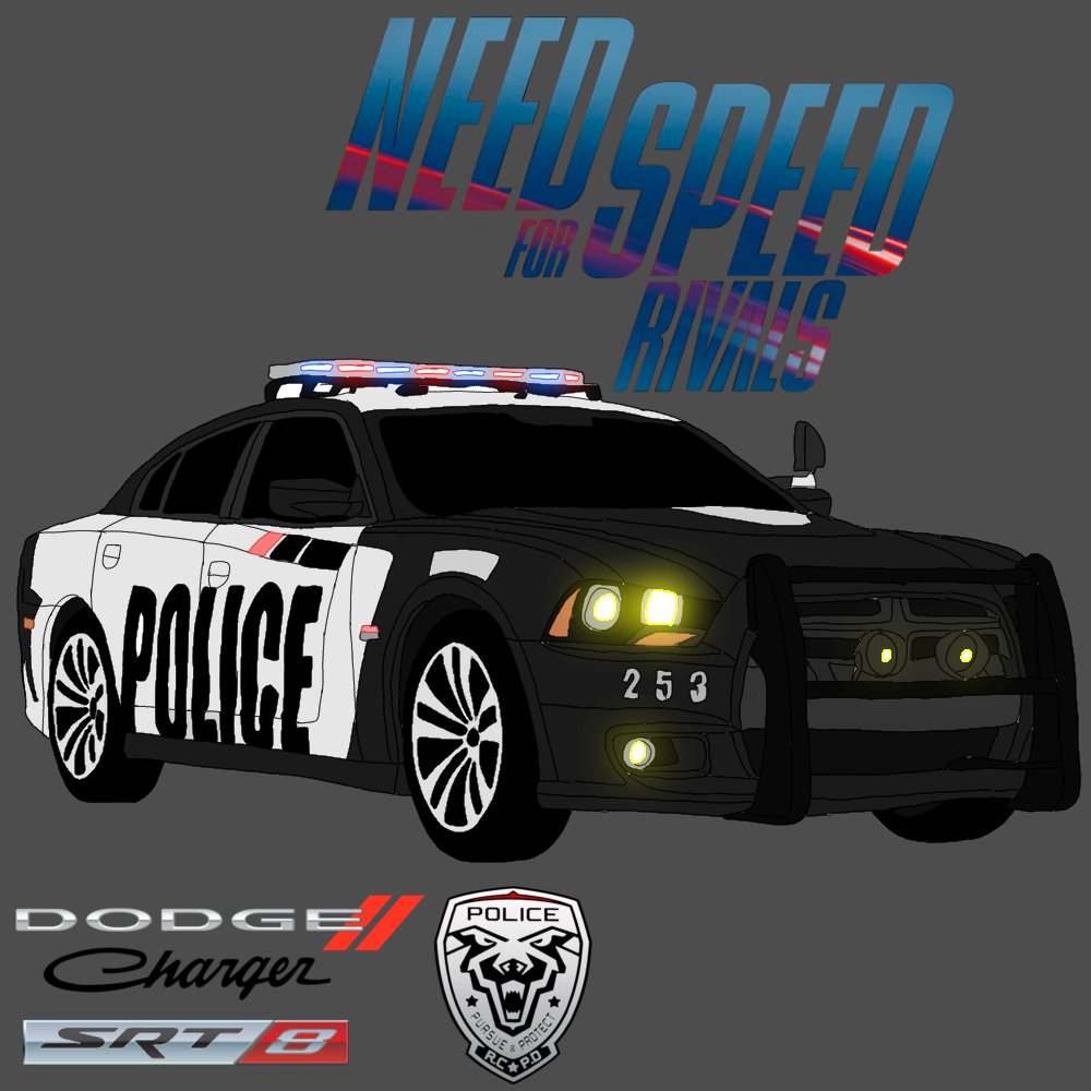 LukeBautista25's tweet image. 2013 Dodge Charger SRT-8 Police Patrol #NeedForSpeedRivals #Art #DodgeCharger #SRT8