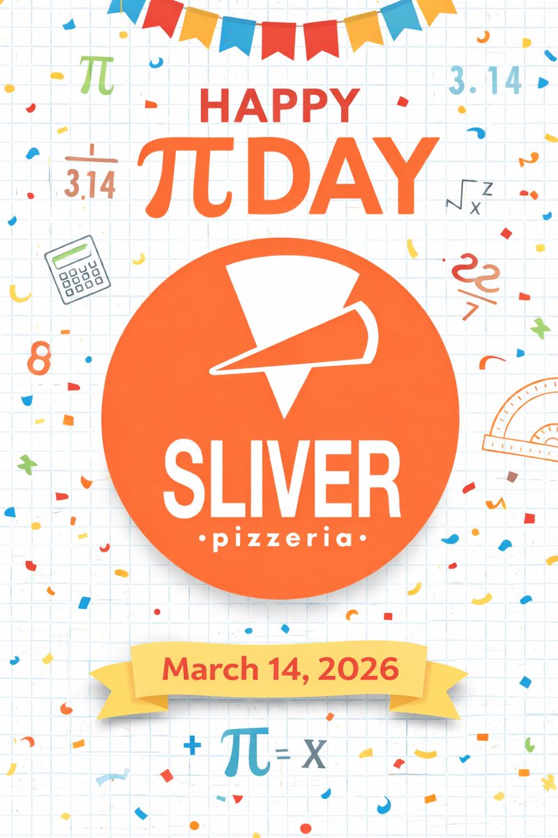SLIVERPizzeria's tweet photo. #piday https://t.co/tRgKl0MPPC