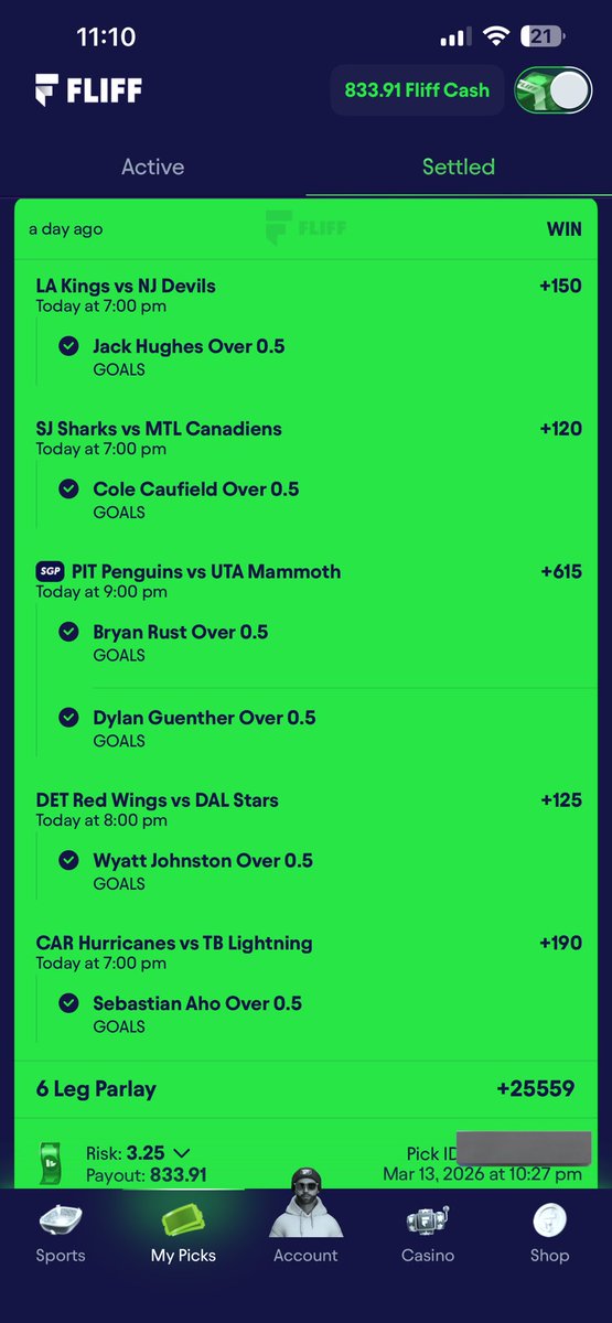 WhyNotUs89's tweet photo. 😆🕺🏽🔥🔥🔥💥✨ LFGGGG!! #Gambling𝕏 thank you @fliff https://t.co/Eq1ZASJbMU