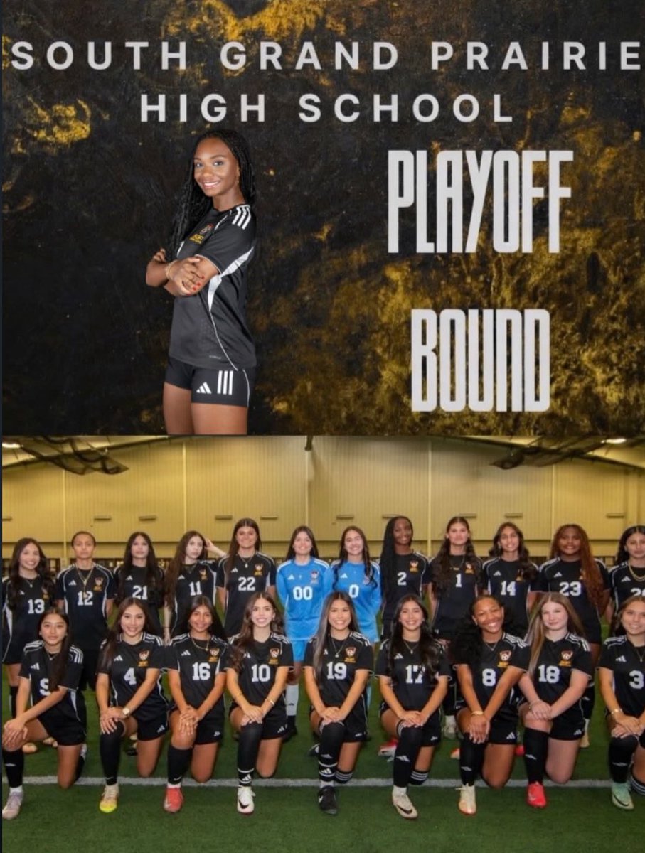 CatchGabbie's tweet photo. The South Grand Prairie Warriors are headed to playoffs!!! ⚽️⚡️ https://t.co/dlWvY7G0Bd