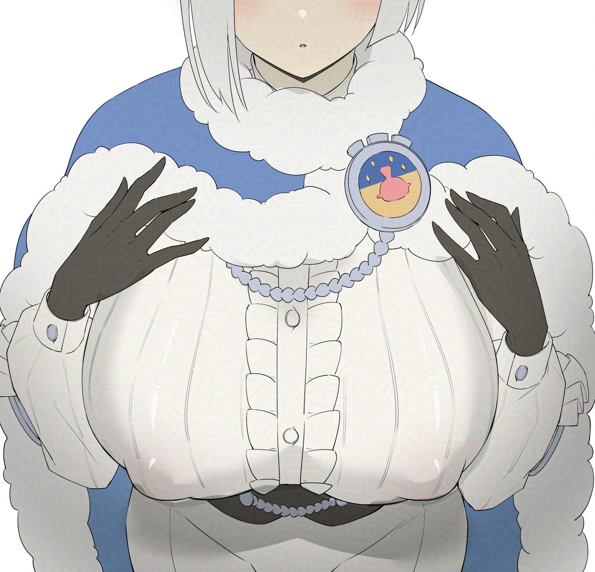 股間アップ絵とお乳アップ絵のほうも整え終わり 