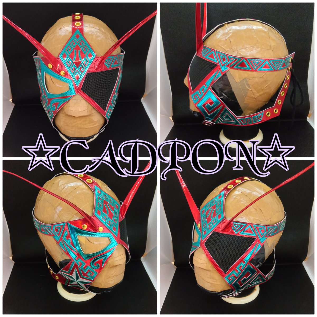 橋之介選手のマスクを製作しました。2026.3.14 TTT新木場大会よりお使いいただいてます😎
#TTTpro #ゴキブリ商会 #橋之介 #cadpon