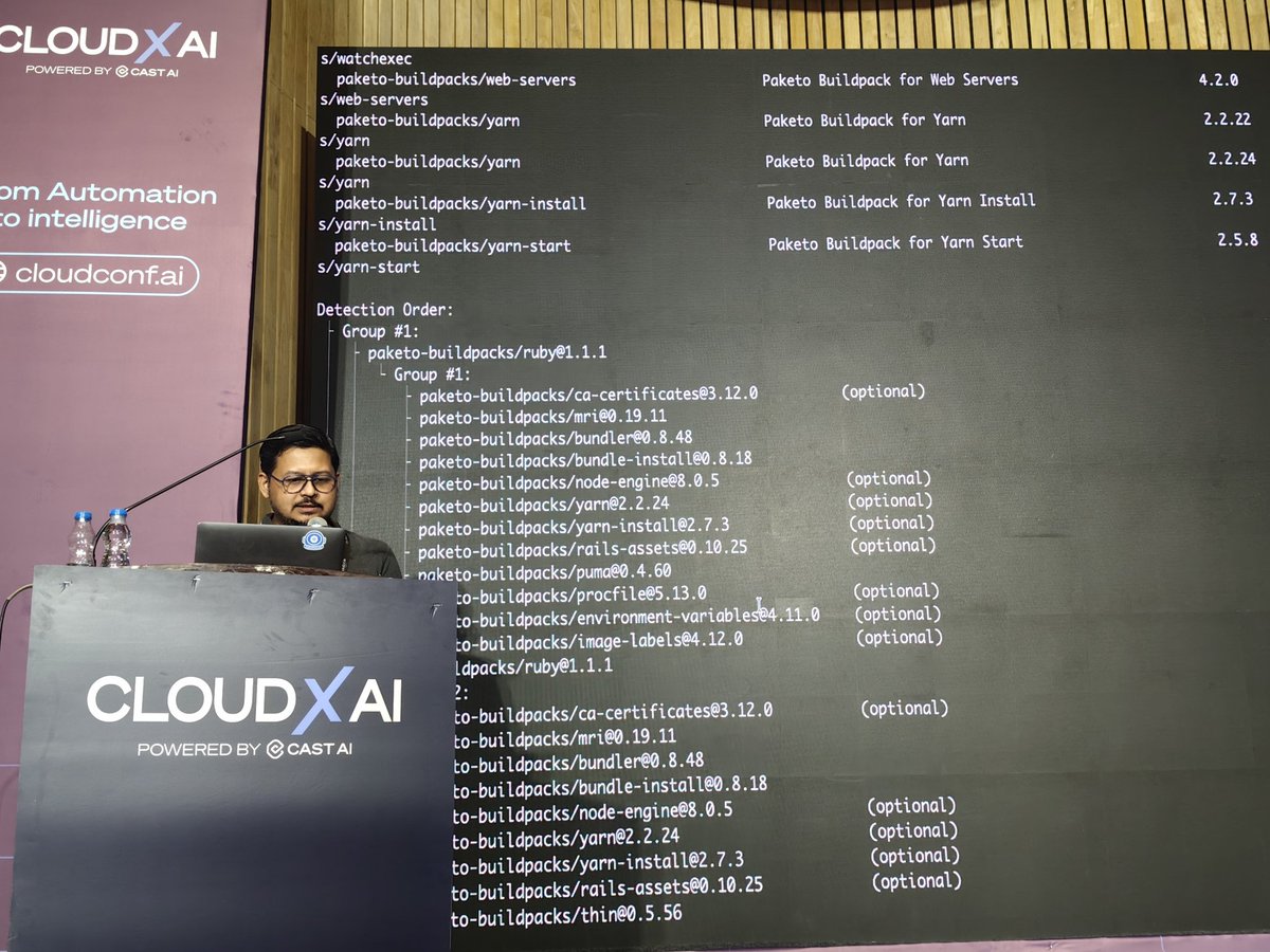 itsmesumanc's tweet photo. Thanks to #community for hearing me at my session with @buildpacks_io π
GitHub link for demo - https://t.co/CDVCfzjYww
@cloudxaiconf @cast_ai
#CloudXAI #cncf #cloudnative #opensource #mlops https://t.co/Sd82Ymm4TO