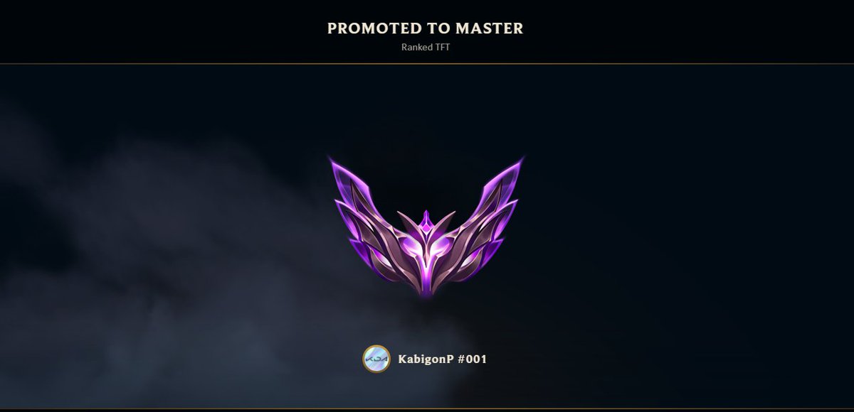 kabigonP's tweet photo. First time during a real patch of a set I hit masters. Have genuinely enjoyed this set overall compared to the past couple and hope unlocks come back. This should have happened far sooner but some of the patches weren't ones I fully understood/enjoyed. This one tho...great patch! https://t.co/iDnSZTp1vW