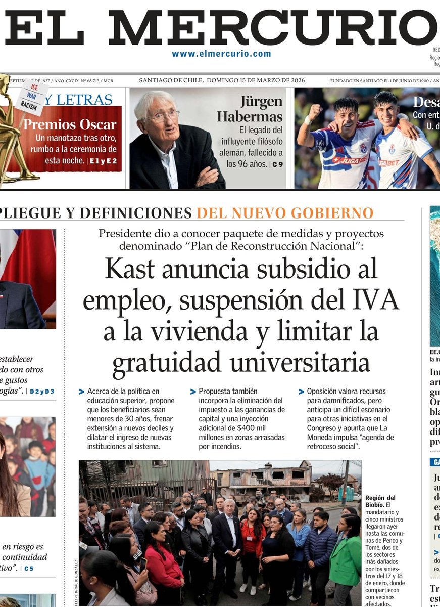 Portadas Chile tweet media