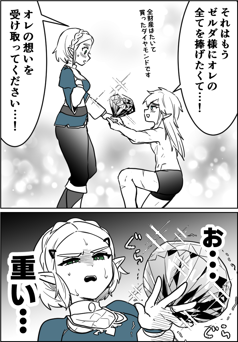 一日遅れのホワイトデー絵 