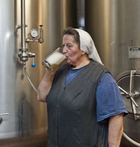 vtress29's tweet photo. Happy birthday, @danieljgillies 

Here is a photo of Sister Doris Engelhard, the last active brewing nun in Europe, who runs the historic brewery of the Poor Franciscan Sisters of the Holy Family in  Mallersdorf, Lower Bavaria, Germany. https://t.co/nnyQnlkDu0