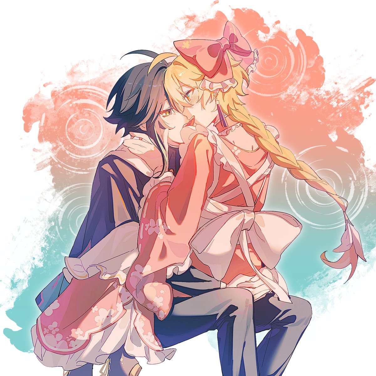 迟到的白情，依旧大正
#魈空 #xiaoaether