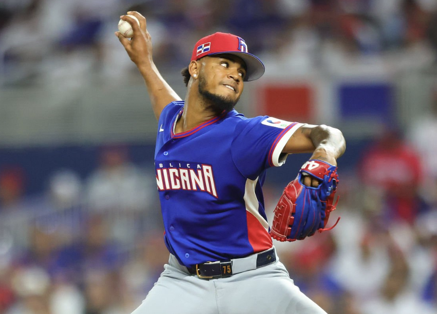 YankeeReport_'s tweet image. A ton of current and former Yankee flavor on Team DR:

Wells
Doval
Rosario

Soto
Agustin Ramirez
Wandy Peralta
Dennis Santana
Luis Severino
Albert Abreu