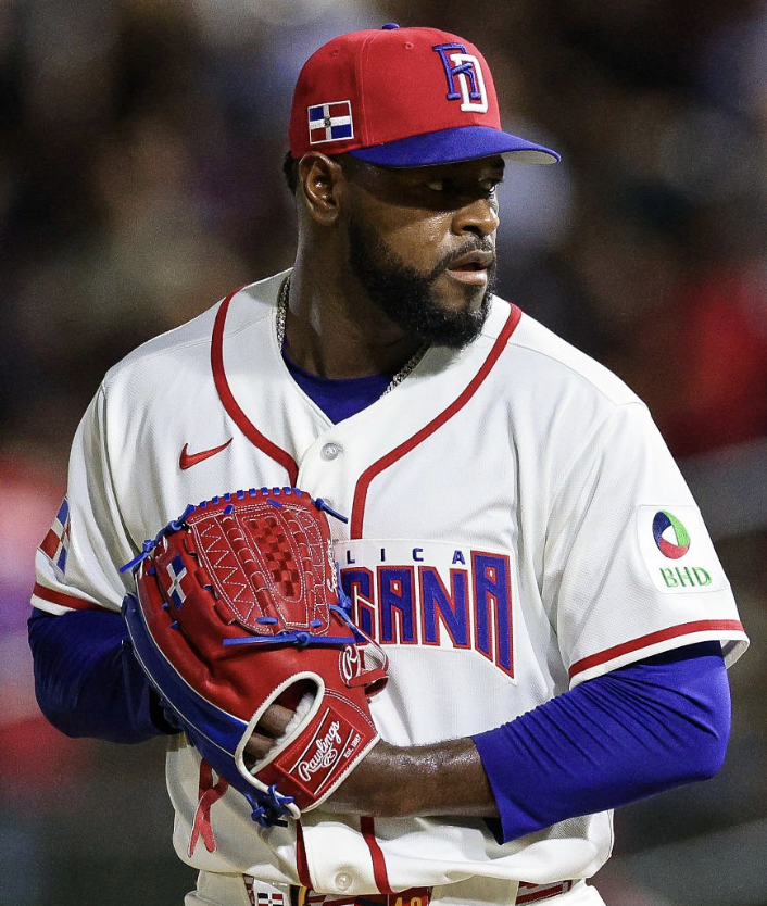 YankeeReport_'s tweet image. A ton of current and former Yankee flavor on Team DR:

Wells
Doval
Rosario

Soto
Agustin Ramirez
Wandy Peralta
Dennis Santana
Luis Severino
Albert Abreu