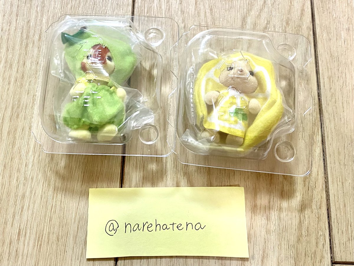 narehatena's tweet photo. シルバニア フルーツパーティ交換

【譲】キリンの赤ちゃん洋梨、ラブラドールの赤ちゃんレモン

【求】ハスキーの赤ちゃんりんご

郵送での交換希望です。

よろしくお願いいたします🙇‍♀️
#シルバニア
#シルバニア交換 https://t.co/8SnQOh3KfZ