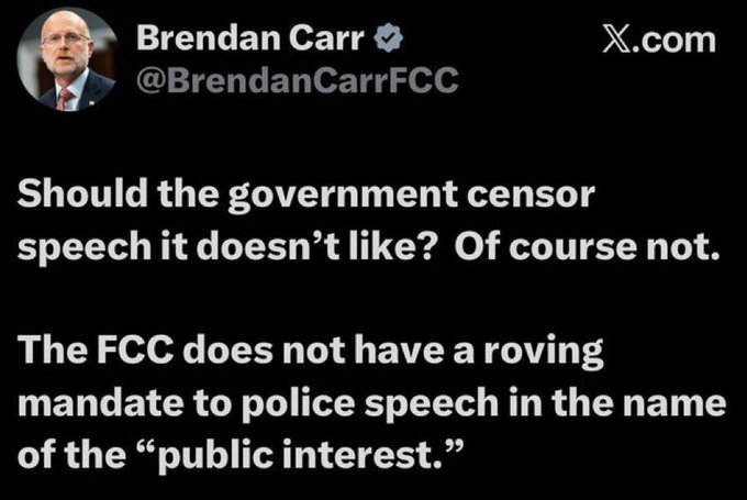IndependentVo12's tweet photo. @BrendanCarrFCC Did Trump yell at you - and you cried and complied? https://t.co/FmAGP2qH1A