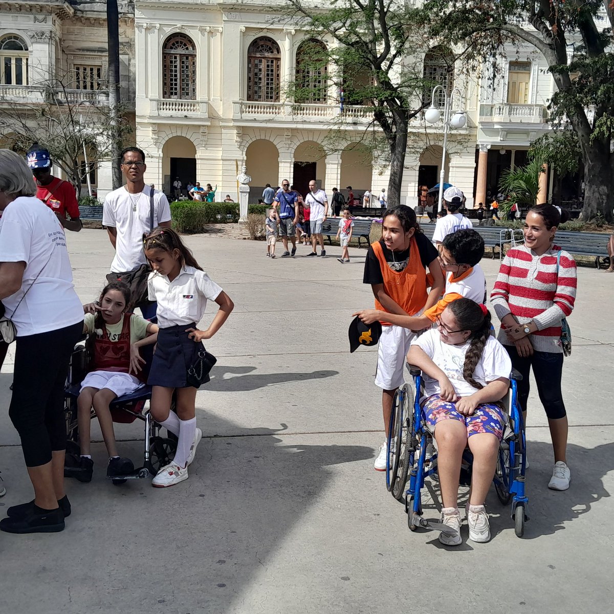 Mariela19166853's tweet image. Nuestros niños de la Escuela  Especial Martha Abreu de disfrutando de las actividades deportivas recreativas ,#VillaClaraConTodos #CubaEstáFirme #CubaPorLaSalud #InderVillaClara