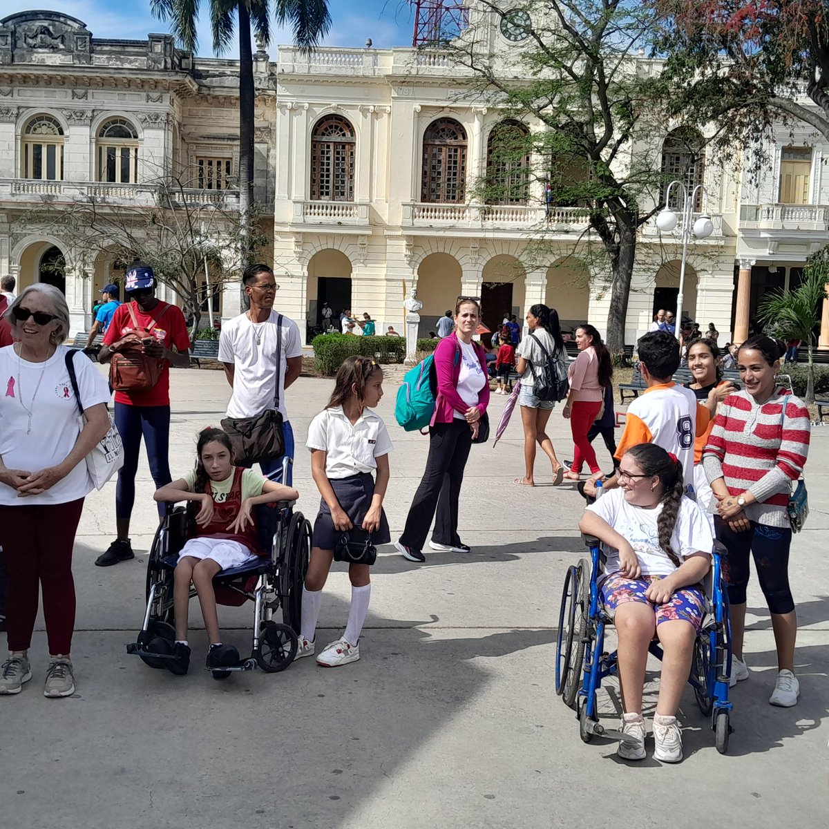 Mariela19166853's tweet image. Nuestros niños de la Escuela  Especial Martha Abreu de disfrutando de las actividades deportivas recreativas ,#VillaClaraConTodos #CubaEstáFirme #CubaPorLaSalud #InderVillaClara