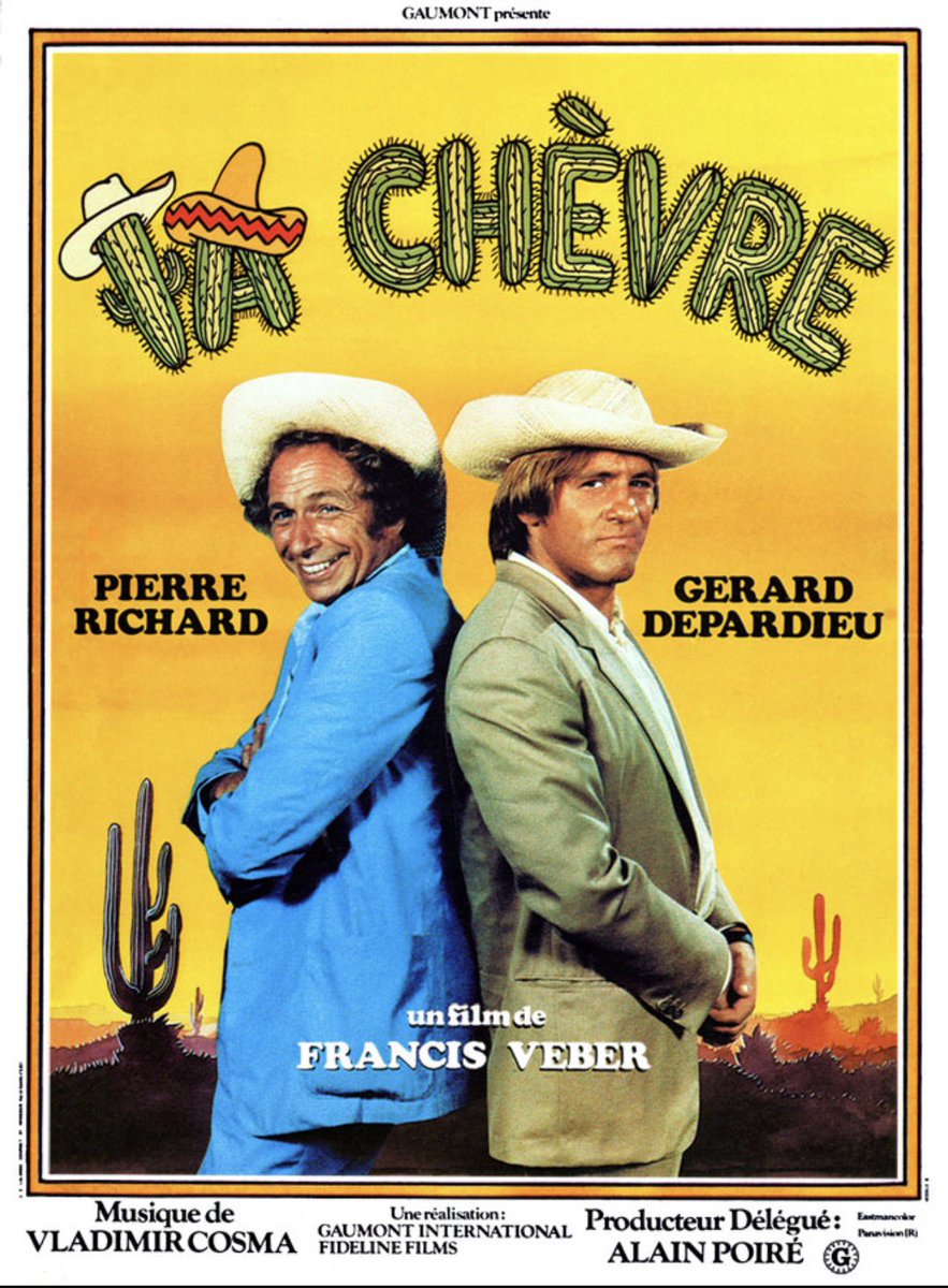cinemabourrin's tweet photo. #NW
Sous recommandation de @FoufouHong, je me tente dès maintenant le premier volet d’une « trilogie » avec Pierre Richard et Gérard Depardieu.
#LaChèvre #KnockOnWood #GaumontDistribution #80sMovies #FrancisVeber #PierreRichard #GérardDepardieu #MichelRobin #CorynneCharby #AndréValardy #filmfrançais