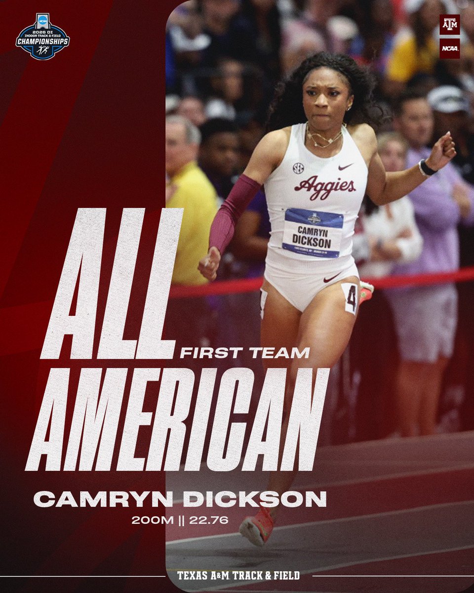 Cammy adds another First Team All-America honor to her collection 🤩

#GigEm // #AggieTF