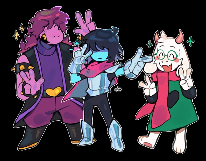 deltarune fun gang sketchy