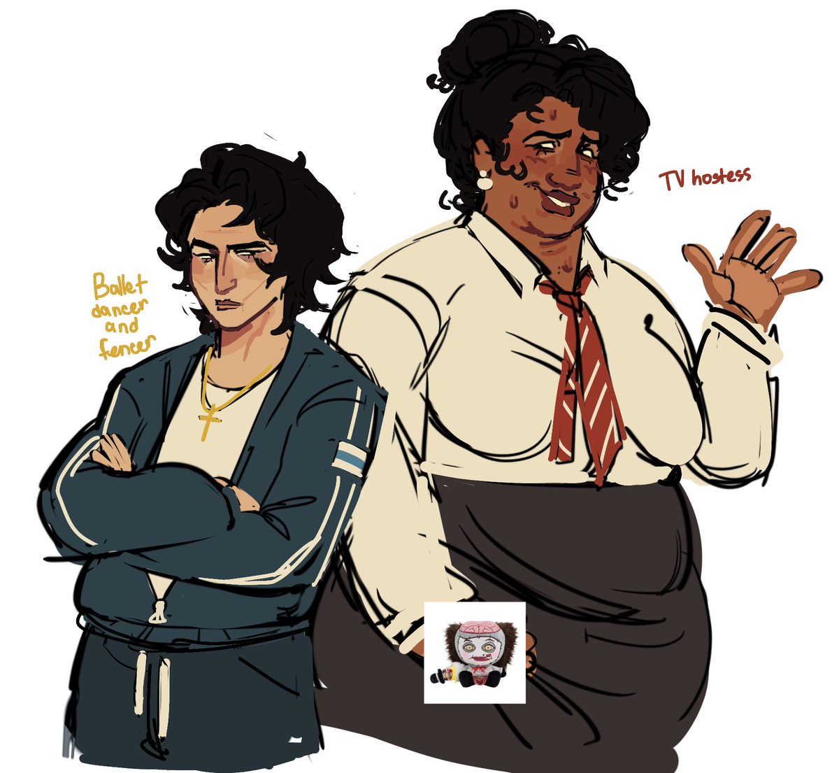 revoluvr's tweet photo. modern au goosemolova quick doodle im so delusional ohgoddd https://t.co/M9VGShanUX