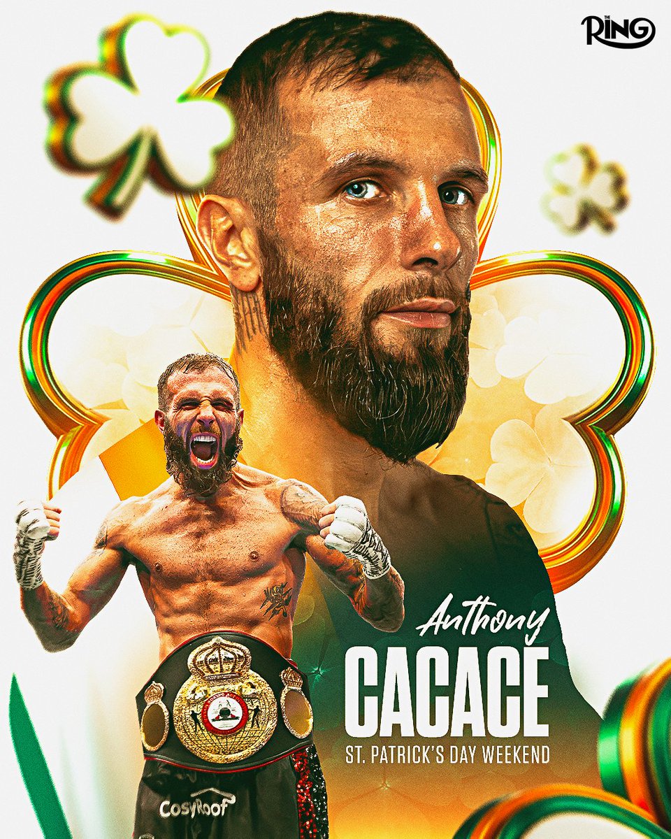ringmagazine's tweet photo. Belfast’s own Anthony Cacace becomes a two-time champion on St Patrick’s Day Weekend ☘️ 🏆 https://t.co/BX2SodM51f