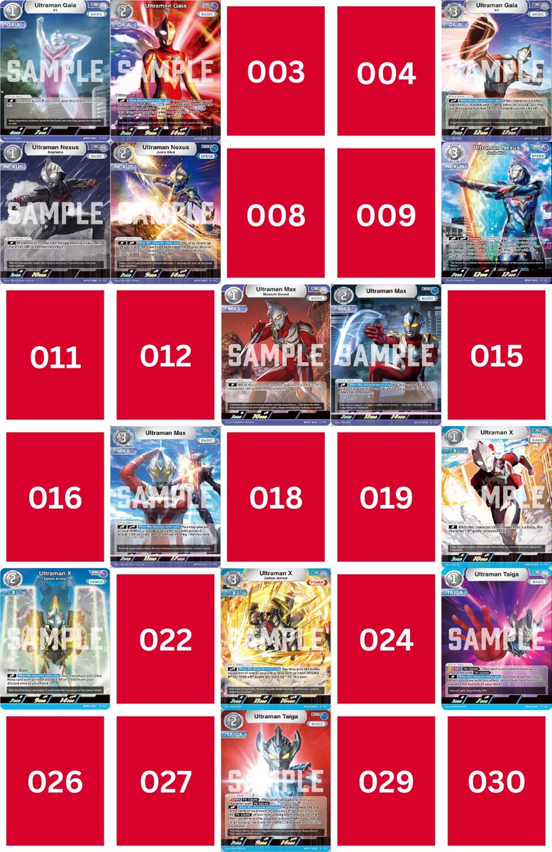 jvvp9's tweet photo. 📊 [UCG Stats]
Another week of updates for the BP07 card list (57/110, ~51.8%) reviewed as of 15/03/2026 👀
C: 7/39
U: 14/32
R: 17/18
RR: 11/13
RRR: 8/8 ✅
12 days to go before it releases on 27/03/2026 🔥
#UltramanCardGame #ウルトラマンカードゲーム https://t.co/QwlkJbYjxA