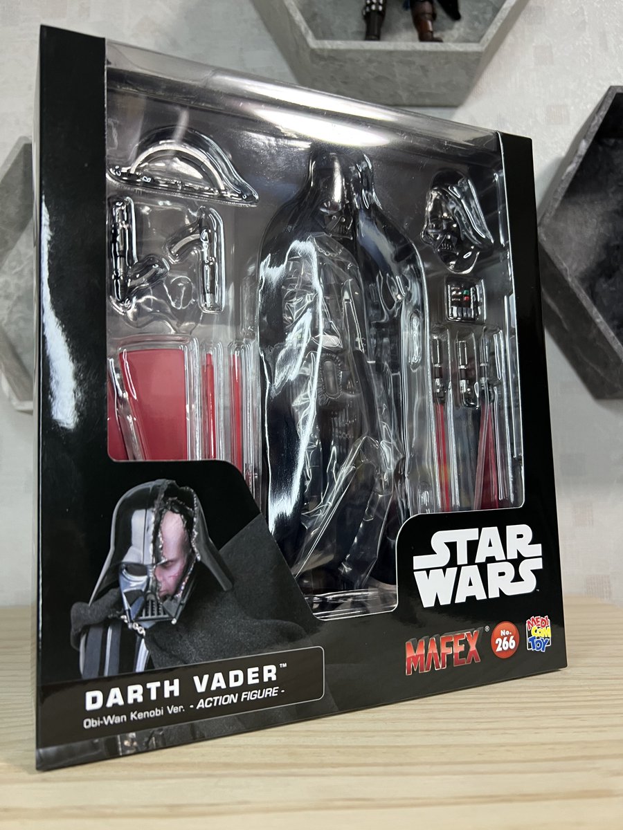 メディコムトイ MAFEX No.266 DARTH VADER（Obi-Wan Kenobi Ver.）開封！！