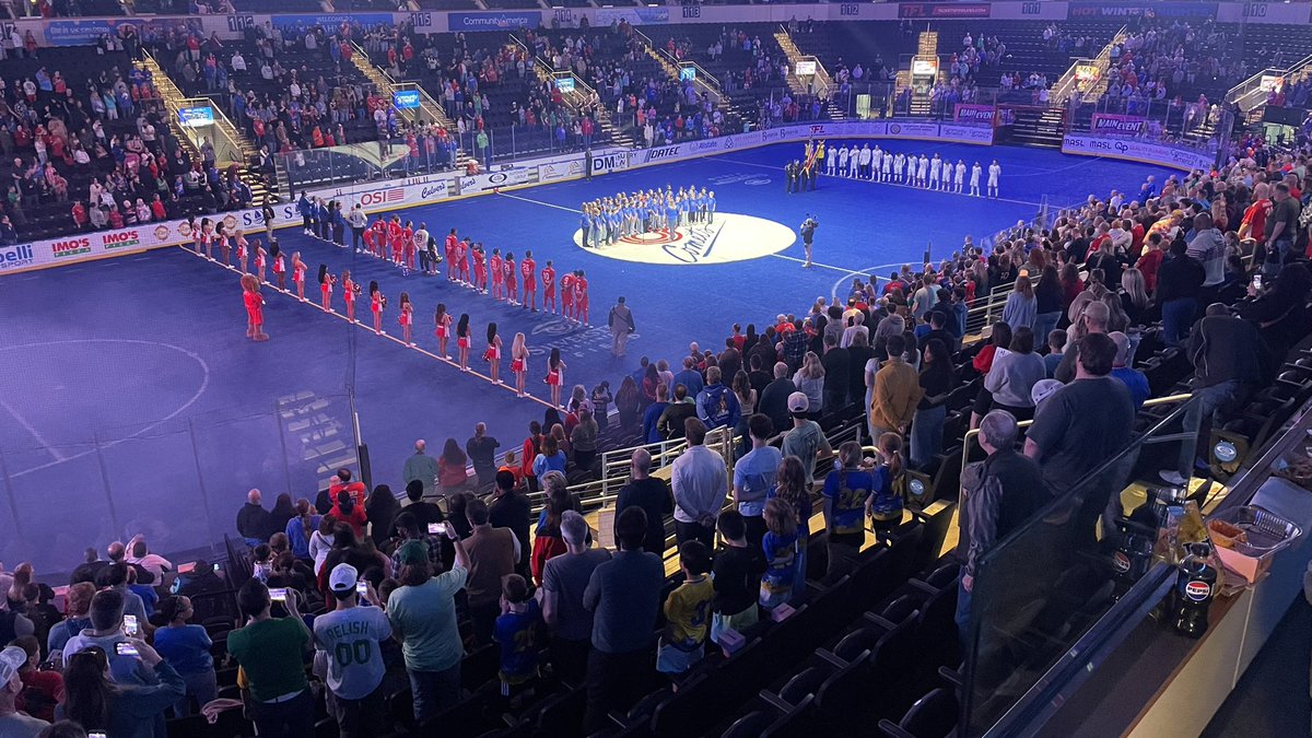 NickVasos's tweet photo. Game time! @SanDiegoSockers and @KCComets live from @CDArenaKC! #MASLtv @38TheSpot https://t.co/YHkTNgDmEk