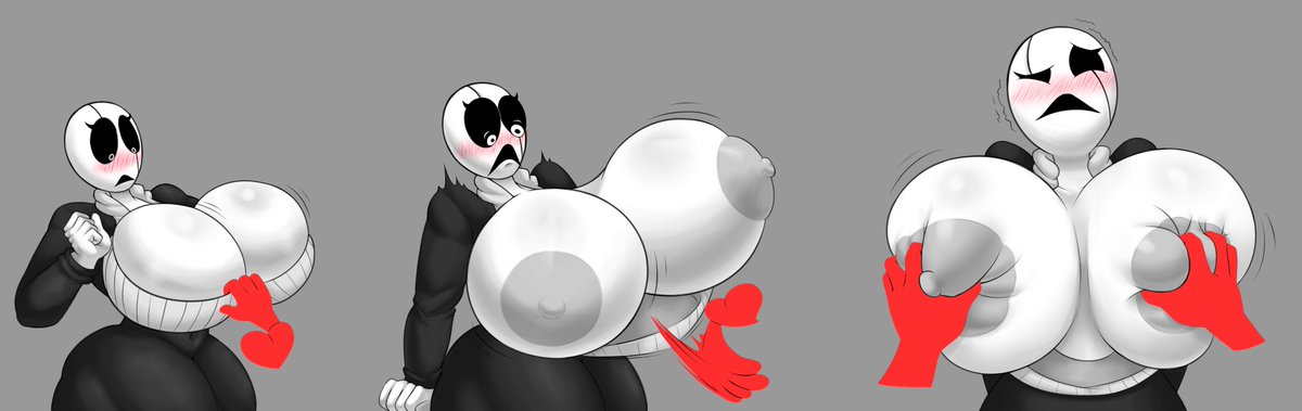 PAMVLLO_NSFW's tweet photo. Busty Gaster, Gyastter, Fem Gaster, Gaster with Big Naturals out
(this was a Patreon exclusive) https://t.co/wOXDvMWFUj