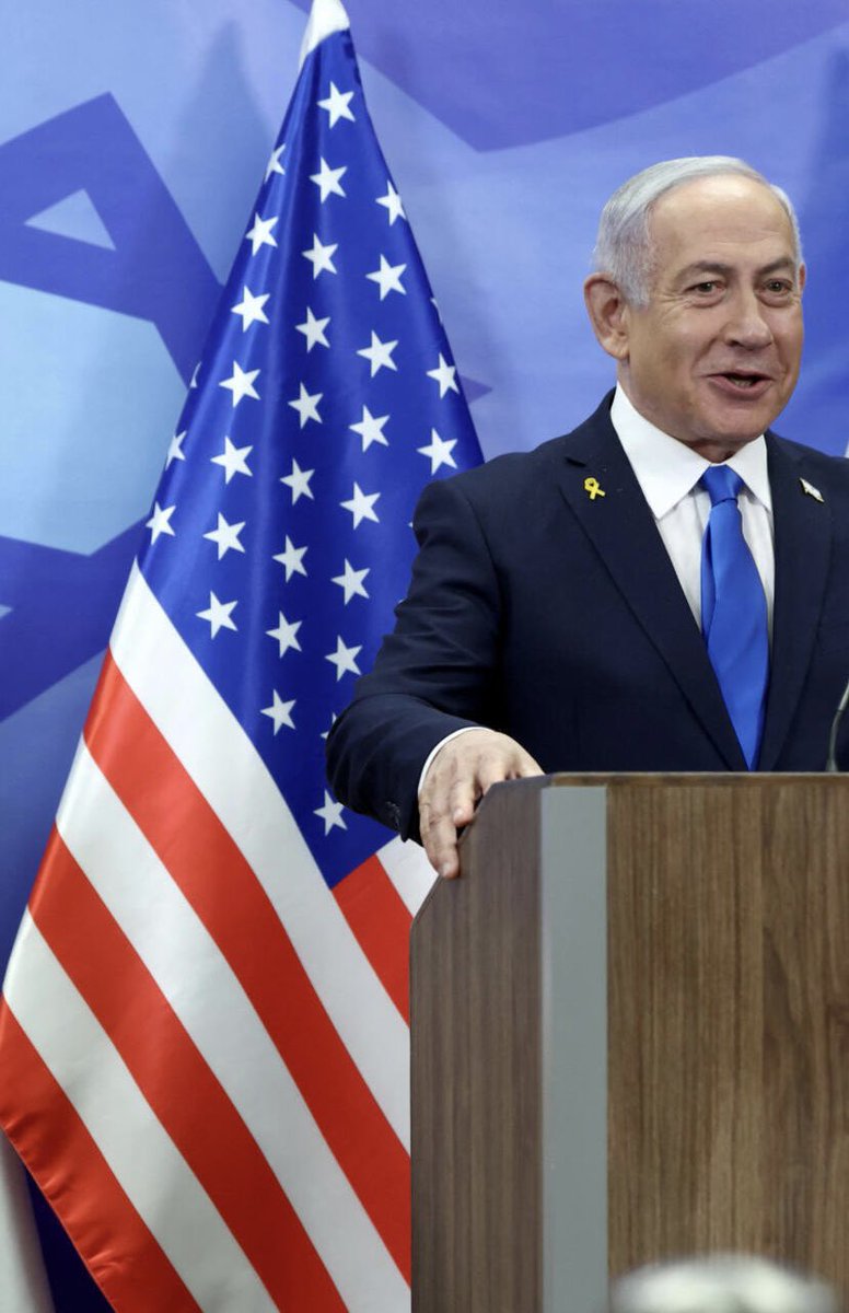 HyderAli32's tweet photo. "If Netanyahu were to die, who would lead the United States?" https://t.co/RY5AJJlKEd