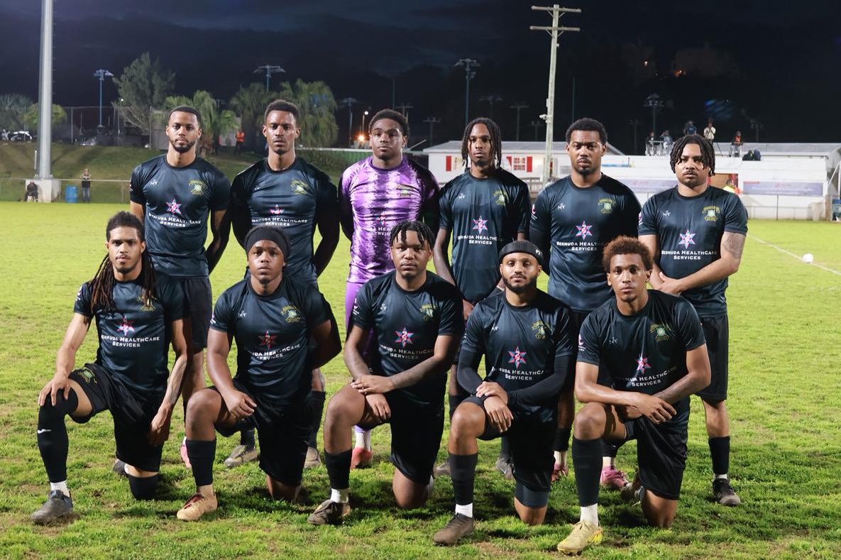 BermudaFA's tweet photo. Here are the Starting XI for the FA CUP 2026 Semi-Final Dev Colts vs PHC Zebras. 💪🏽🏆⚽️

#BermudaFA #FACupChallenge #BermudaFootball #RoadToGlory #SemiFinals https://t.co/yemv2hyQJF