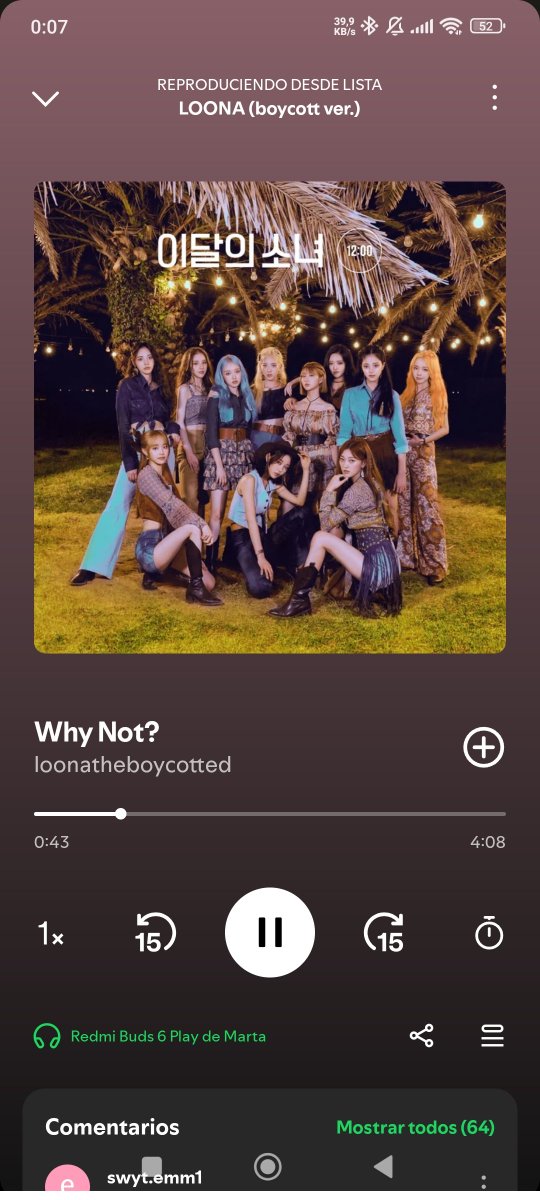 knowabtgum's tweet image. Hola #orbits, estoy escuchando Why Not desde aquí pq no soy fan de #Loona pero me gustan algunas canciones. Esta cuenta es buena para escuchar? Por lo que tengo entendido el boycott no acabó y la empresa sigue ganando dinero

Los leo por aquí :3