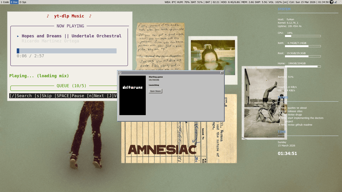 [i3] I went Y2K with my i3 setup today! Still has work to do but I'm ...