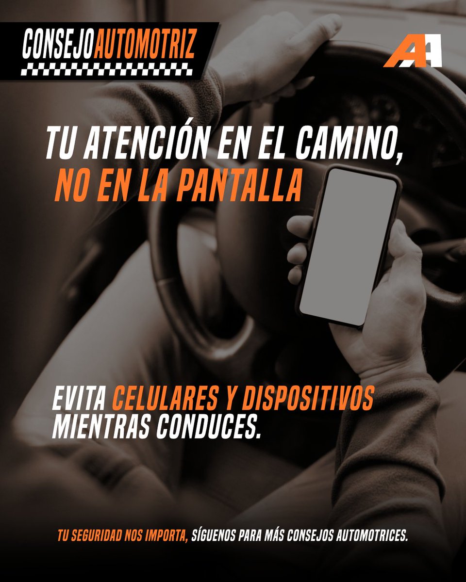 losapostolesaf's tweet image. POV: Entendiste que ninguna notificación vale más que tu paz (y tu vida) ✋📵

A veces nos creemos expertos manejando con una mano y texteando con la otra, pero la realidad es que el celular es el mayor distractor hoy en día. 

#SeguridadVial #ManejaSeguro
