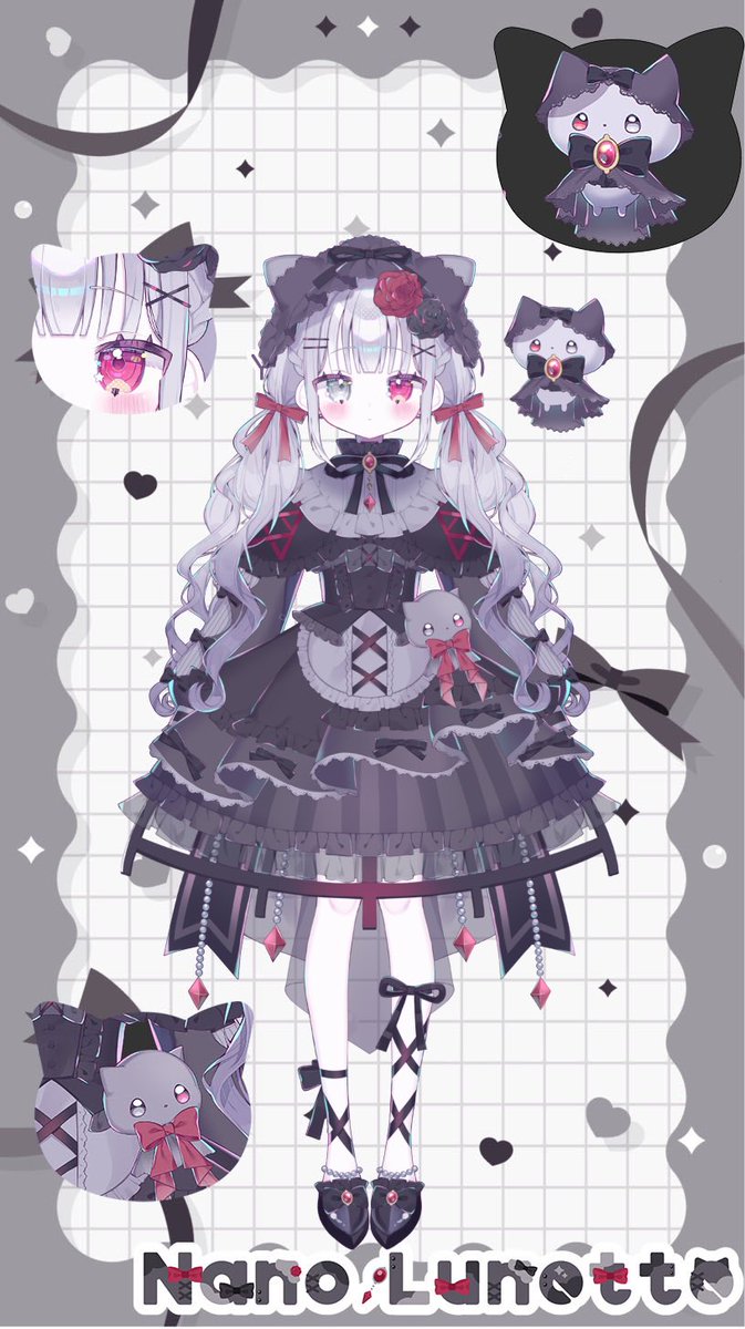 ナノ・ルネット ｜Nano Lunette🐈‍⬛🌹Vtuber準備中 tweet media