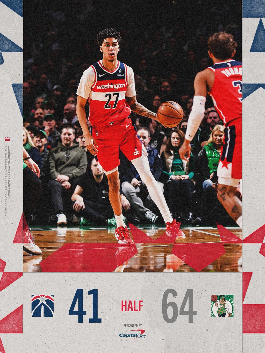 Halftime.
#ForTheDistrict | @CapitalOne