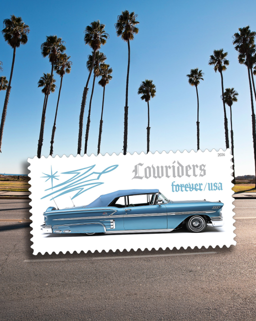 #USPS Hitting the streets and your envelopes, Lowriders stamps are here 😎 From the colors, bounce, and culture, these stamps steal the show. #USPSEmployee