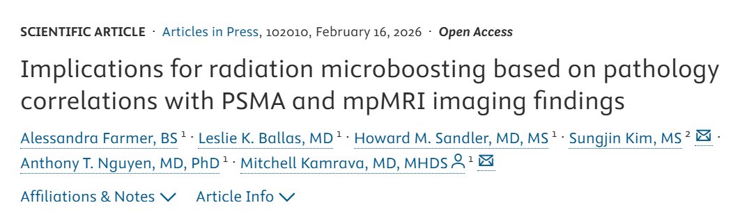 Advances, an ASTRO Journal tweet media