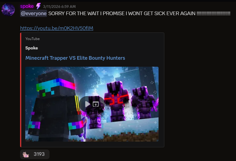 Esynn_'s tweet photo. Both Flame and Spoke have apologized for delayed uploads, but imo, I feel they shouldn't have to apologize at all. It's their videos, they can upload whenever they want without having to worry about people being impatient https://t.co/wJZhmtnhW8