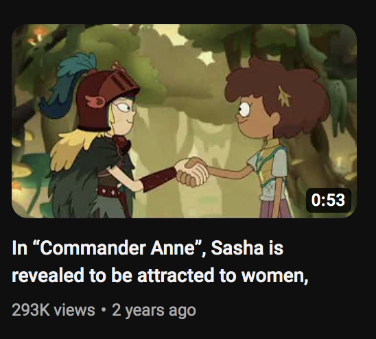 Le_Unorthodox's tweet photo. Amphibia really ruled my life because even all these years later I still sometimes think to myself "In Commander Anne, Sasha is revealed to be attracted to women." 💀 https://t.co/ML4zjmSyIH