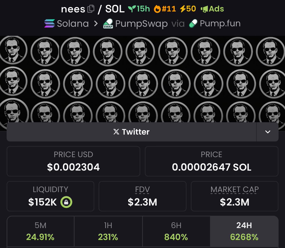 Secithrust's tweet photo. Massive response on $nees 🚀
• Entry: $36K
• Exit: $2.3M
• Gain: 63.9x
Calls aren’t meant to sit still.
• I post the entry
• The market does the rest
My action + Your action = Market reaction !
#MemecoinSeason #CryptoTwitter #NextMoonshot #Crypto 🤝 https://t.co/QzzXwho8GQ