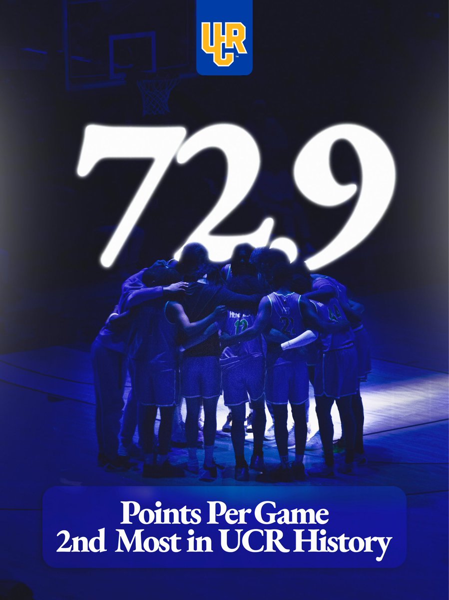 UCR Men's Basketball tweet media
