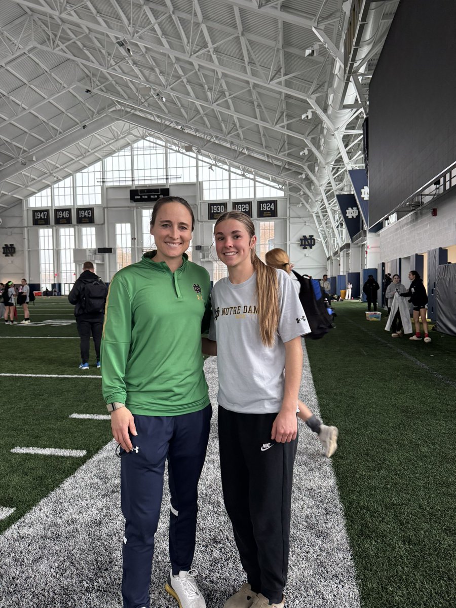 field_cadence's tweet photo. I had so much fun at @NDSoccer camp! I enjoyed getting work with the coaches and players!! Thank you! ☘️
@GEA_09_ECNL https://t.co/SUWZfsFuX5