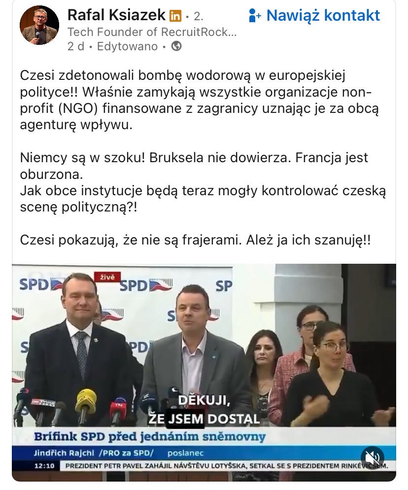 Zorientowali się że są przeżarci niemiecka agenturą. Ciekawe kiedy u nas oczyszczą bagno.