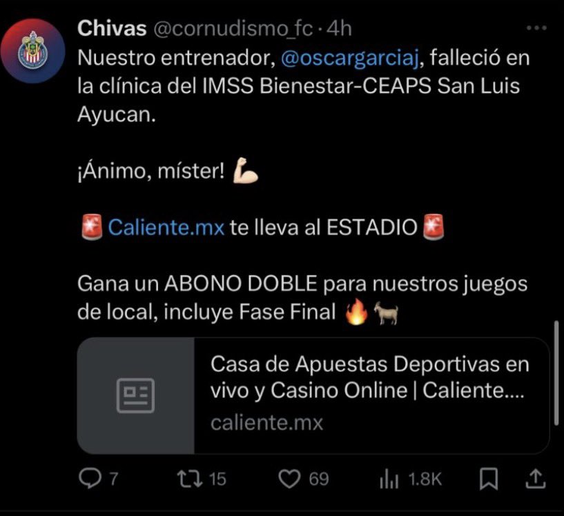 Abel Ixco fan account tweet media