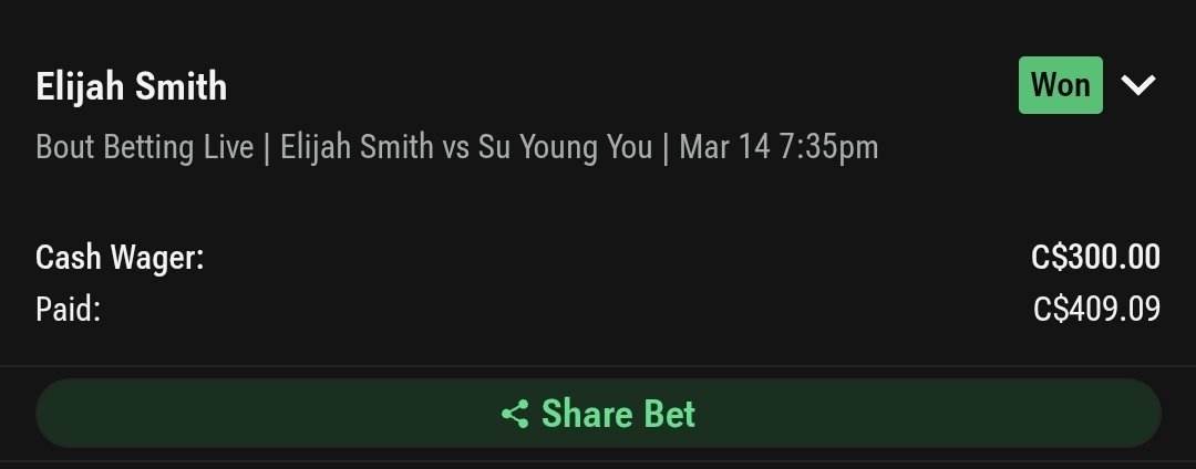 Art C | MMA Betting 💰📈 tweet media