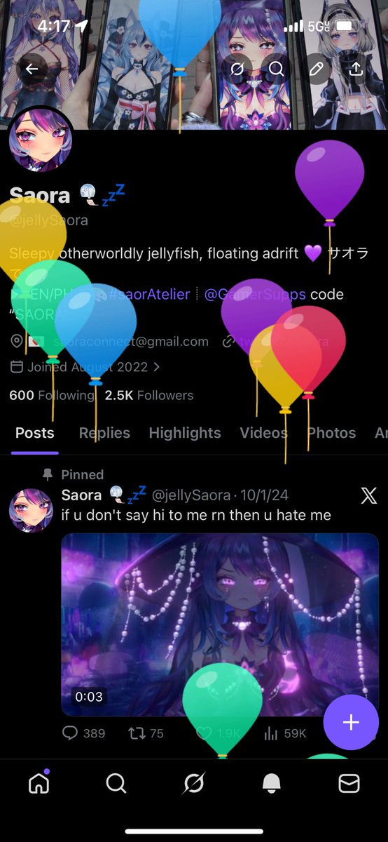Saora 🎐💤 tweet media