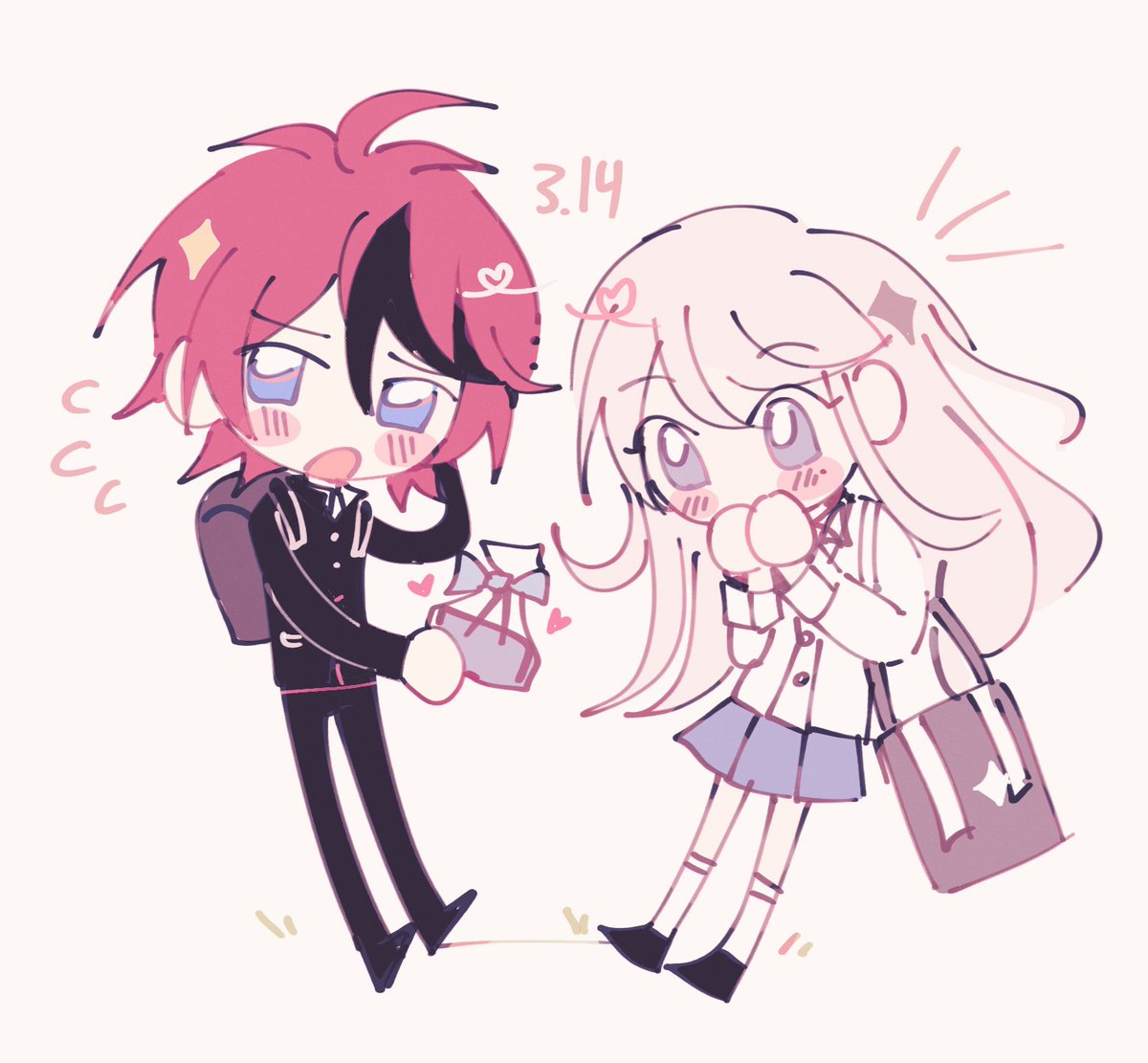 happy takukarua white day squishies