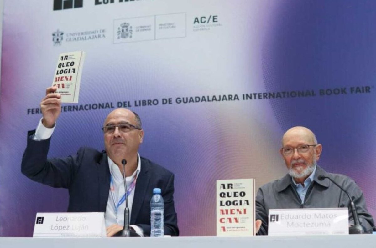 LeoLopezLujan's tweet photo. "EXTRA, EXTRA!"
   Lleva tu ejemplar de ARQUEOLOGÍA MEXICANA: SUS ORÍGENES Y PROYECCIONES, de Eduardo Matos Moctezuma y Leonardo López Luján, El Colegio Nacional, Ciudad de México, 2025.

   Cómpralo en la red!
https://t.co/10v1GPqheN
   Aquí https://t.co/fZPDOxCeBG