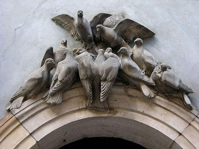 a_london_pigeon's tweet photo. A cafΓ© in Warsaw known as 'Under the Pigeons', after the birds living in the rubble after the Second World War. π· Tomasz Majewski @tomaszmajewski #May2015 https://t.co/yE8j1IjyJX