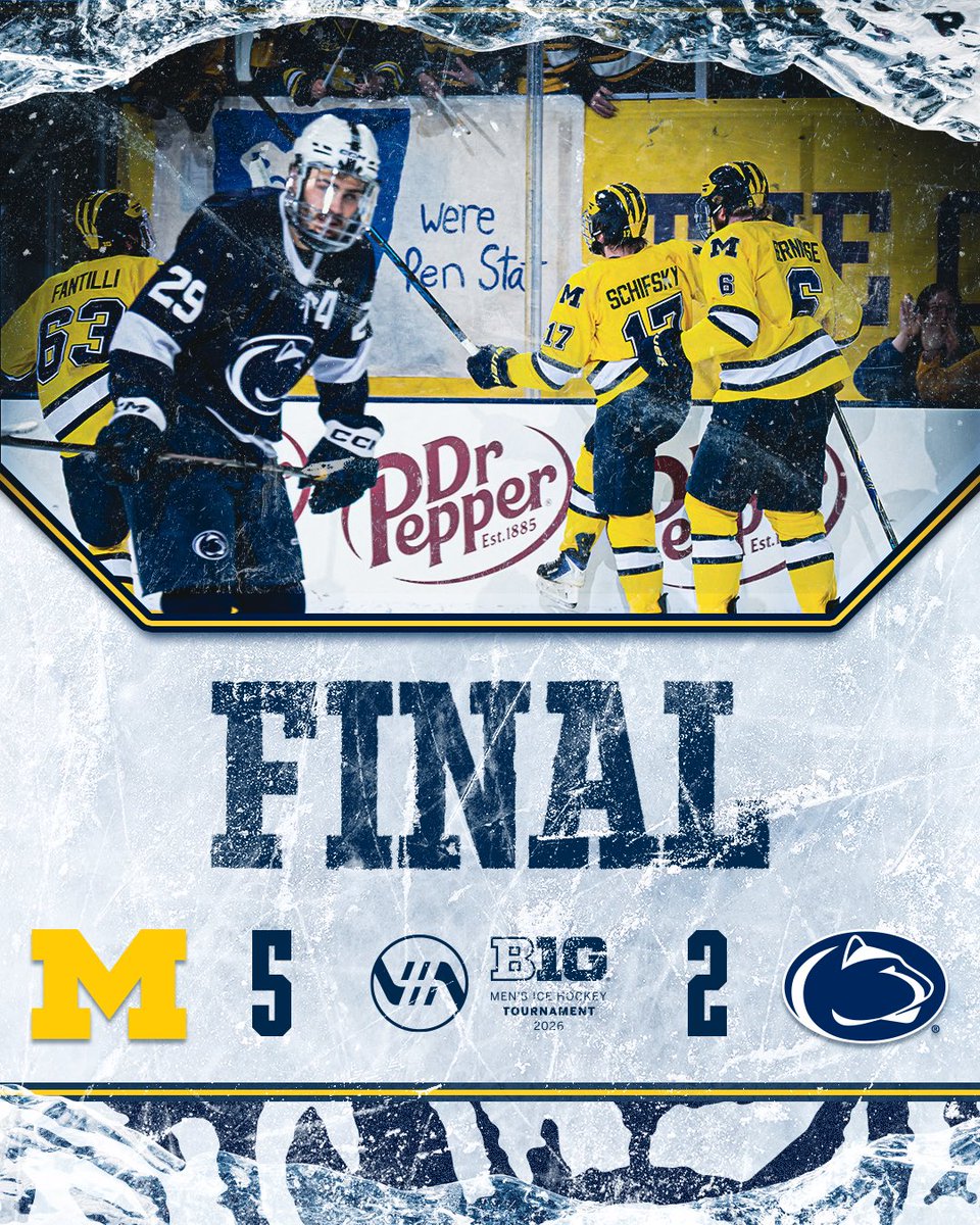 umichhockey's tweet photo. Revenge. https://t.co/O9GONbtt67