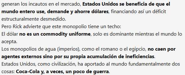 rick_decard's tweet photo. Ahora ya hay muchos hablando del ocaso de Estados Unidos y del dolar, de la debilidad estructural que tienen y la necesidad de arrastrar a otros paises a sus conflictos, no solo por validacion, sino porque no pueden afrontar el costo
Pero #rompiendo la banca va siempre primero, enero de 2021
https://t.co/d1zwWZdB9I